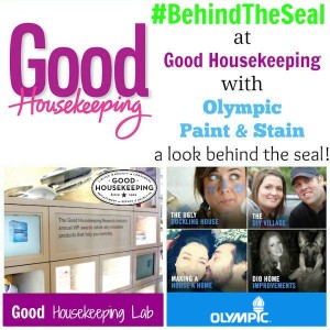 A look #BehindTheSeal with Olympic Paint & Stain at Good Housekeeping Research Institute #PPGsponsored