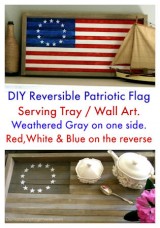 DIY Reversible Flag Tray/Wall Art