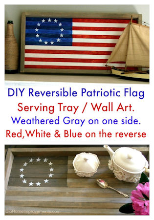 DIY Reversible Flag Tray/Wall Art