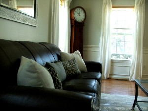 DIY Smocked Curtains, make them from sheets or drop cloths for budget friendly window treatments