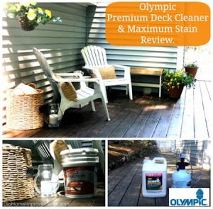 Olympic Premium Deck Cleaner & Maximum Stain #uptothetest