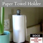 Plumbers Pipe Paper Towel Holder